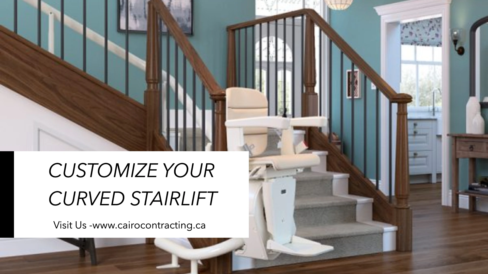 Curved Stairlift – Customization, Comfort & Costing