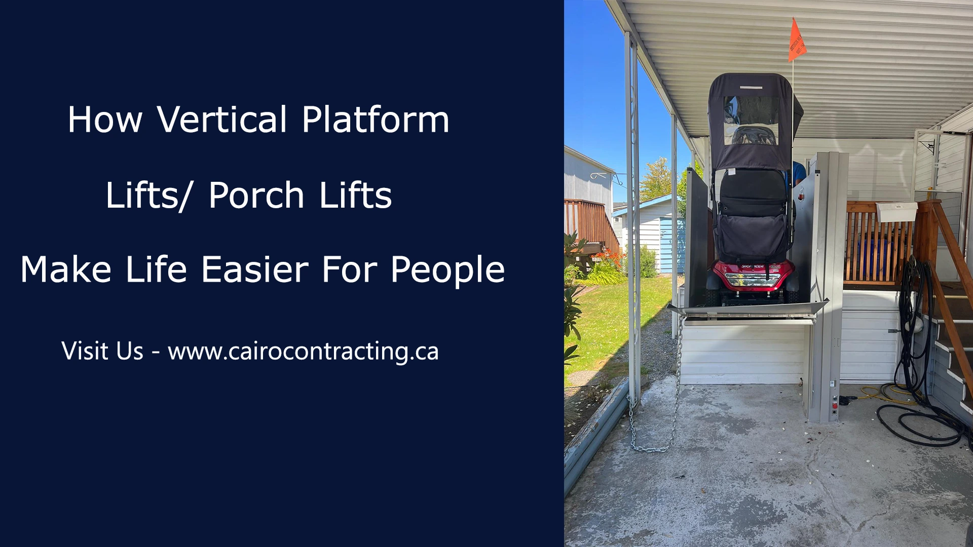 How Vertical Platform Lifts Porch Lifts Make Life Easier For People With Disabilities